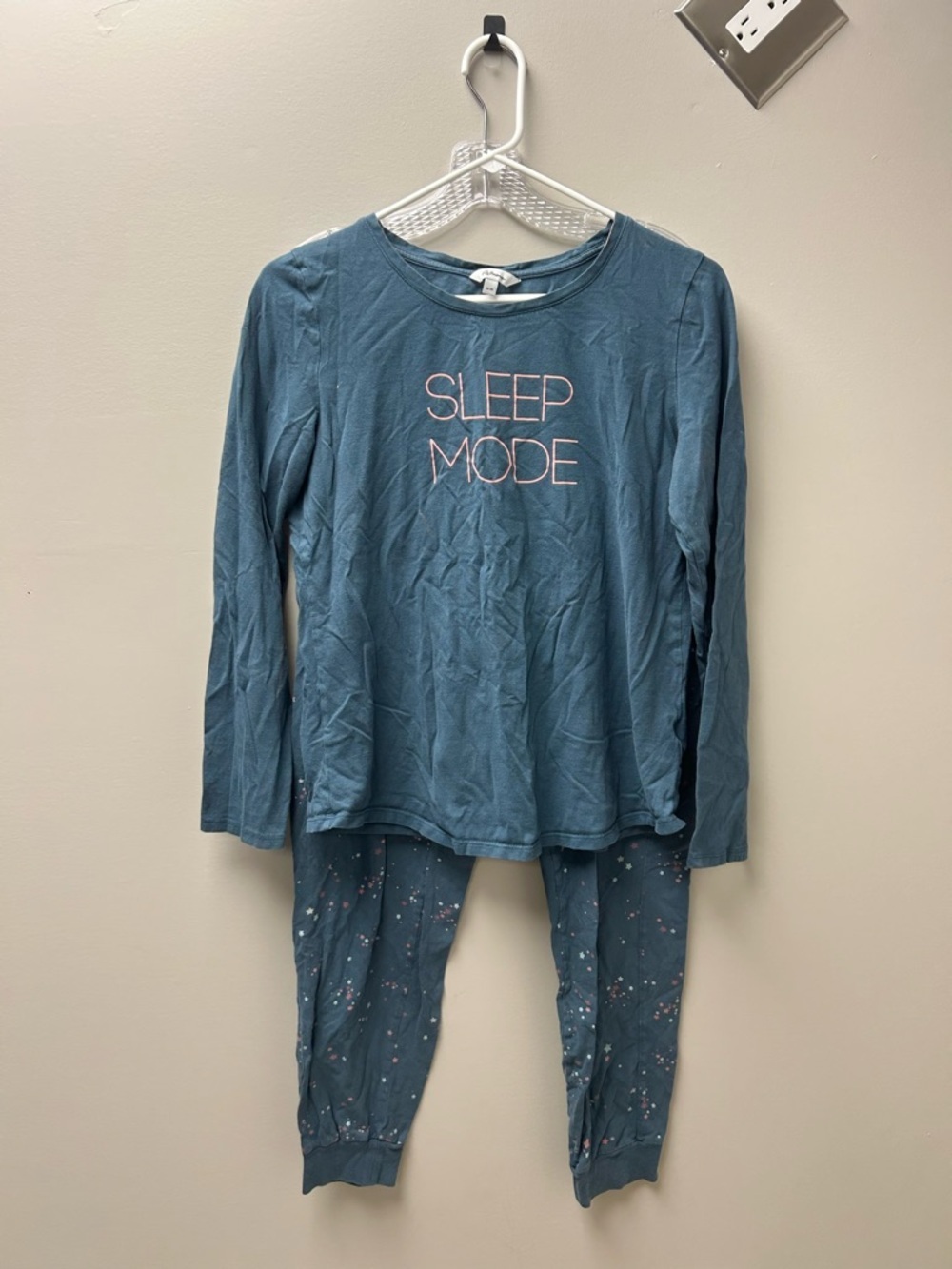 Reitman’s Women’s “Sleep Mode” Blue‎ Long Sleeve Pyjama Set